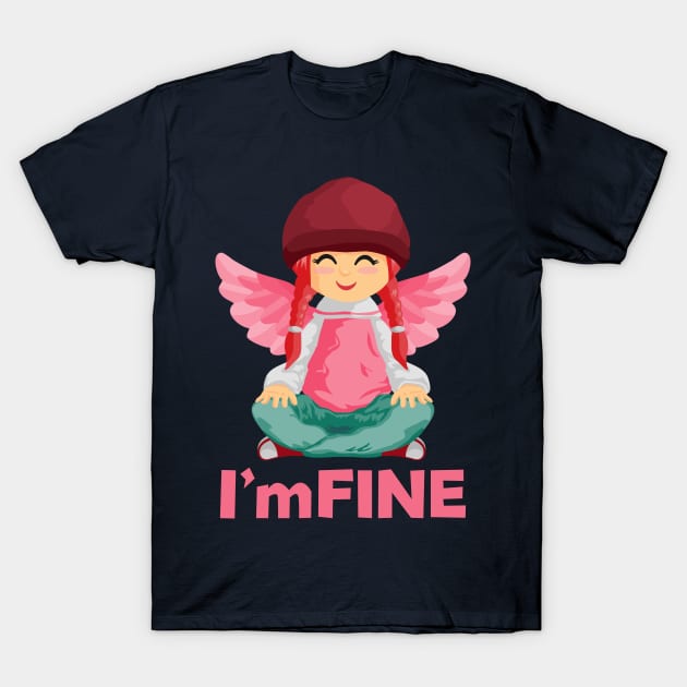 cute girl T-Shirt by Lani3M